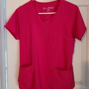 Easy Stretch fuscia scrub set